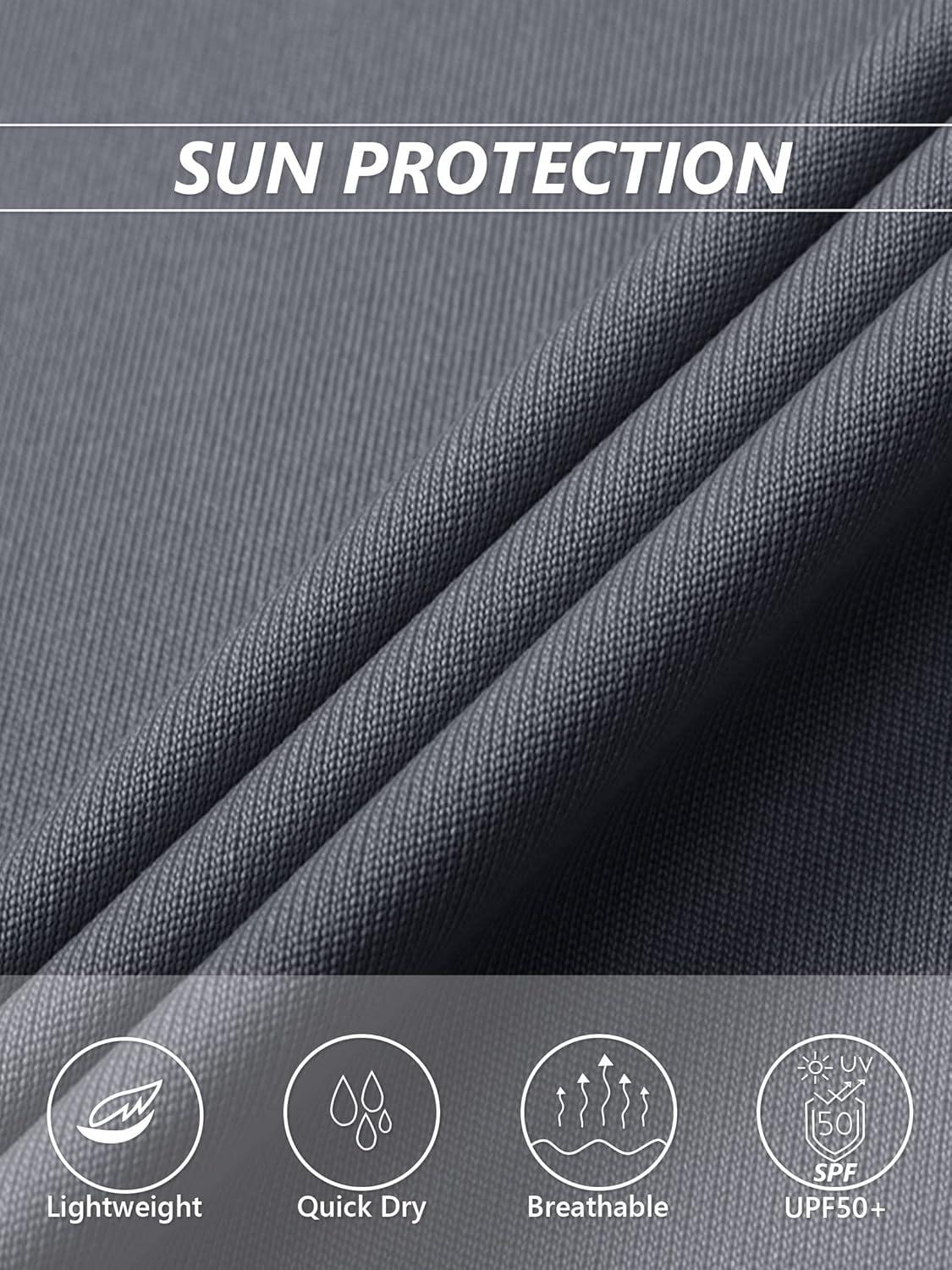 imageMAGCOMSEN Womens T Shirts VNeck Short Sleeve UPF 50 Sun Protection Performance Quick Dry Athletic Shirts Tee TopsDark Grey