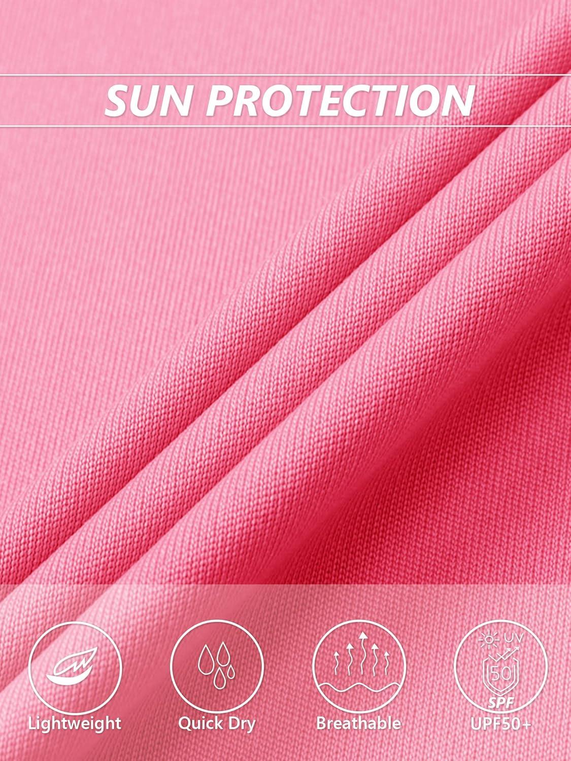 imageMAGCOMSEN Womens T Shirts VNeck Short Sleeve UPF 50 Sun Protection Performance Quick Dry Athletic Shirts Tee TopsRose