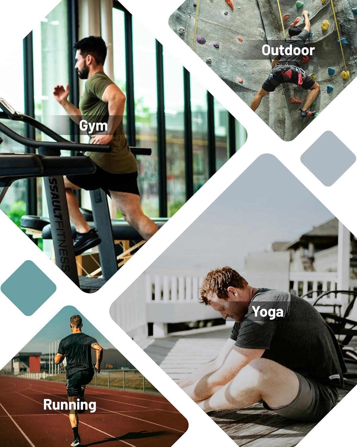 imageMAGCOMSEN Mens Workout T Shirts Athletic Short Sleeve Crew Neck Tee Lightweight Dry Fit Running Gym ShirtsJade Green